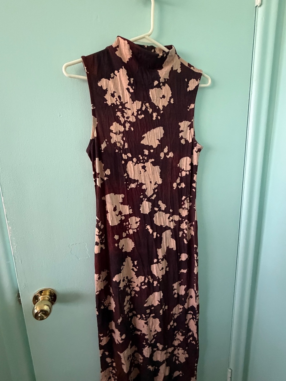 Sleeveless Mock Neck Maxi Dress from Mango